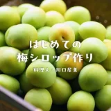 はじめての梅シロップ作り