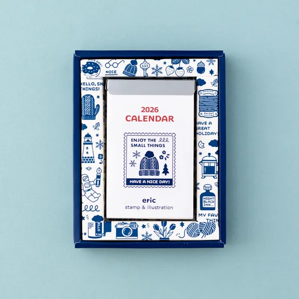 【2026年】 eric 日めくり カレンダー ミニサイズ 卓上・壁掛け おしゃれ