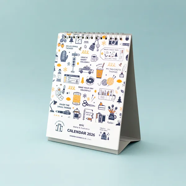 【2026年】 eric 卓上 カレンダー  卓上 おしゃれ 書き込み