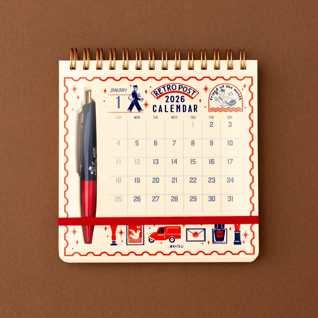 Obi-Wan x Shinnippon 2026 Retro Post Scribble Calendar