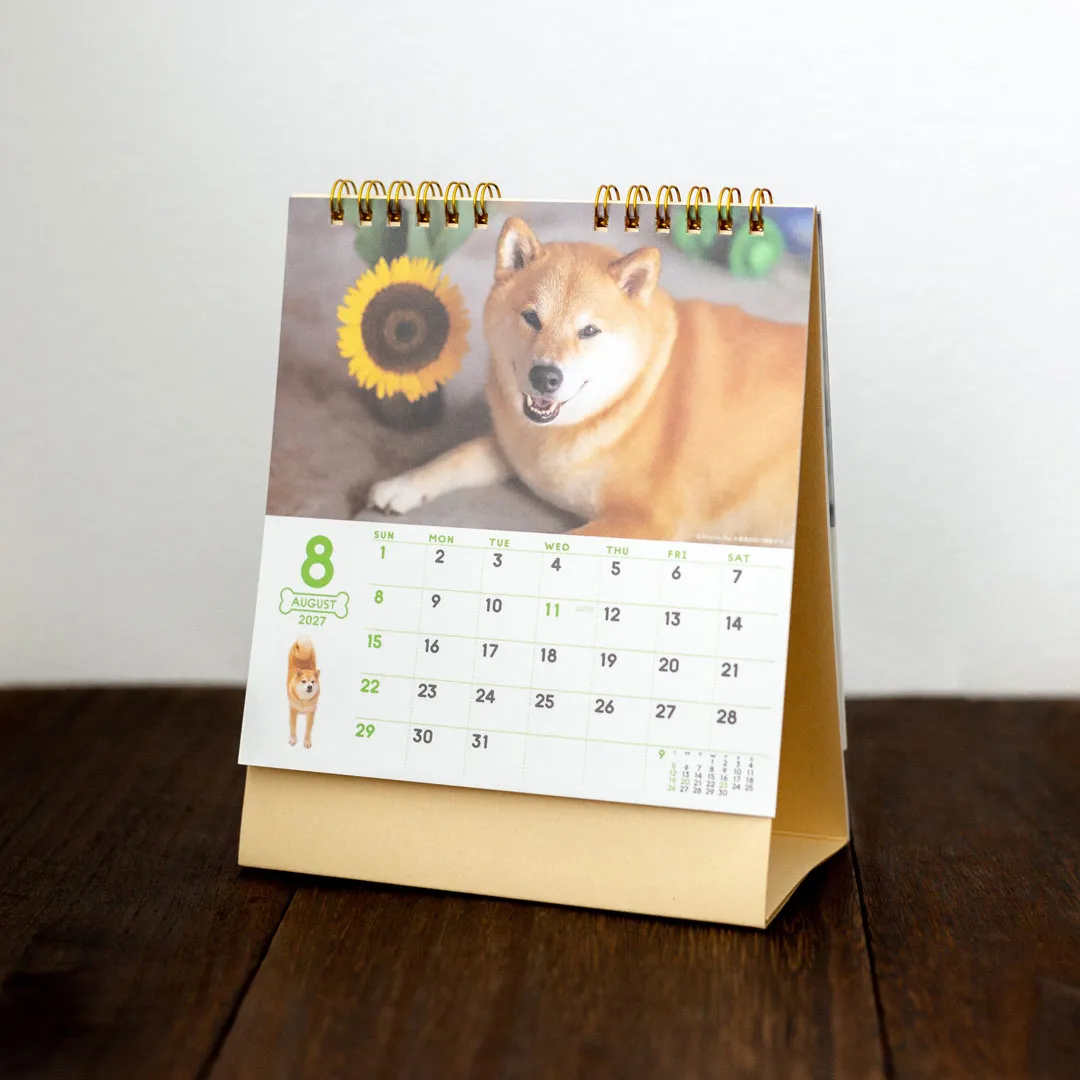 【2027年】柴犬まるとおさんぽ　卓上