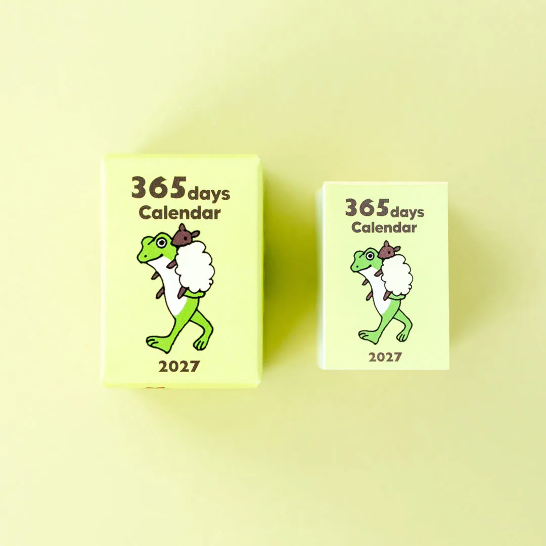 【2027年】かえるの時間 ミニミニ日めくり