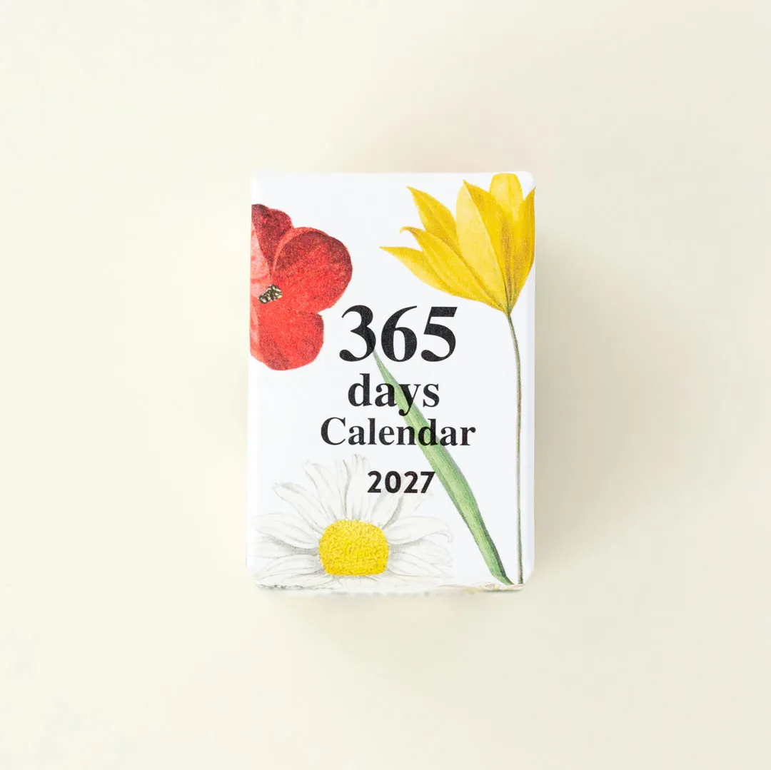 【2027年】フラワー ミニミニ日めくり