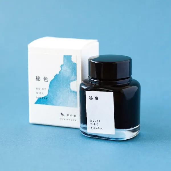 京の音 「秘色（ひそく）」 / 染料インク　