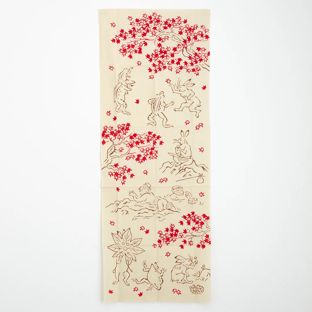 注染手ぬぐい「紅葉狩り」 / かまわぬ 秋