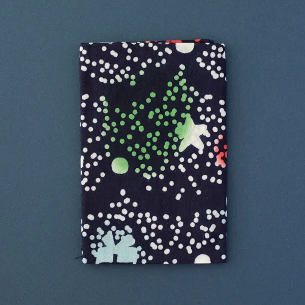 注染手ぬぐい「イルミネーション（紺）」 / かまわぬ クリスマス