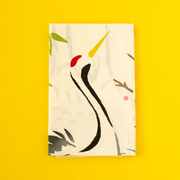 注染手ぬぐい「松竹梅に鶴亀」 / かまわぬ 冬