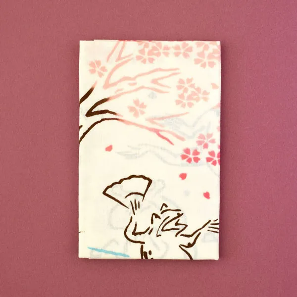 注染手ぬぐい「お花見の宴」 / かまわぬ 春