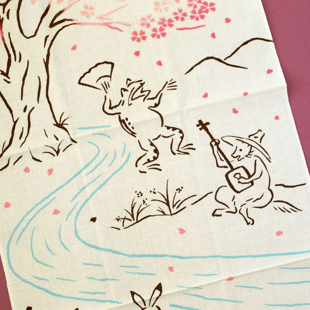 注染手ぬぐい「お花見の宴」 / かまわぬ 春