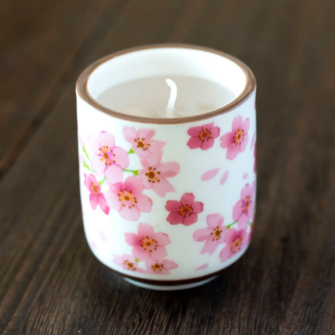 桜茶キャンドル（小） / 故人の好物シリーズ｜供養の品・お盆飾り｜暦