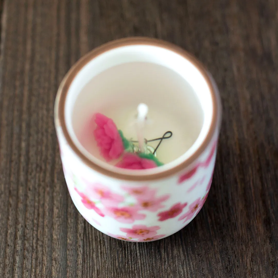 桜茶キャンドル（小） / 故人の好物シリーズ｜供養の品・お盆飾り｜暦