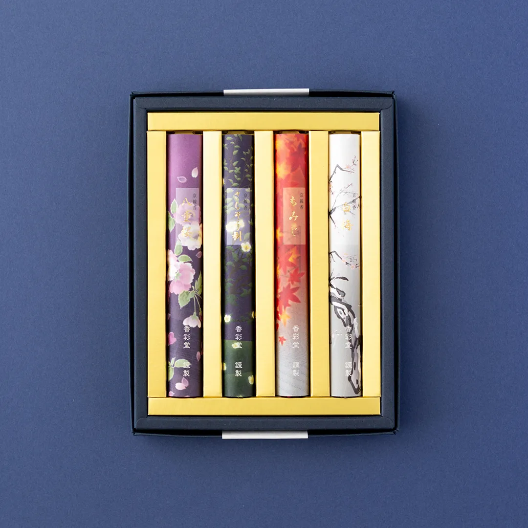 四季のお線香(4種各1束入)【紙箱】｜暦生活｜日本の季節を楽しむ