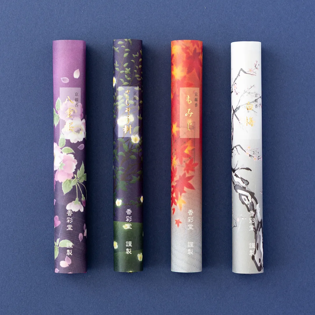 四季のお線香(4種各1束入)【紙箱】｜暦生活｜日本の季節を楽しむ暮らし