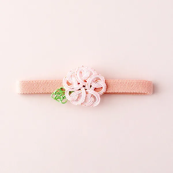 御朱印帳バンド / 水引バンド WANOWA（桜色）