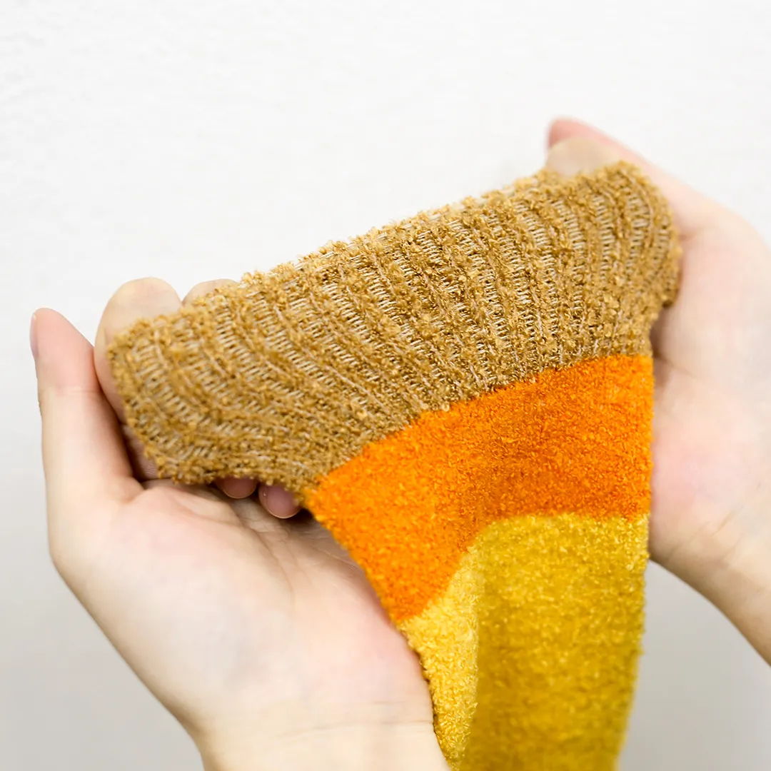 締めつけにくい、やさしい履き口