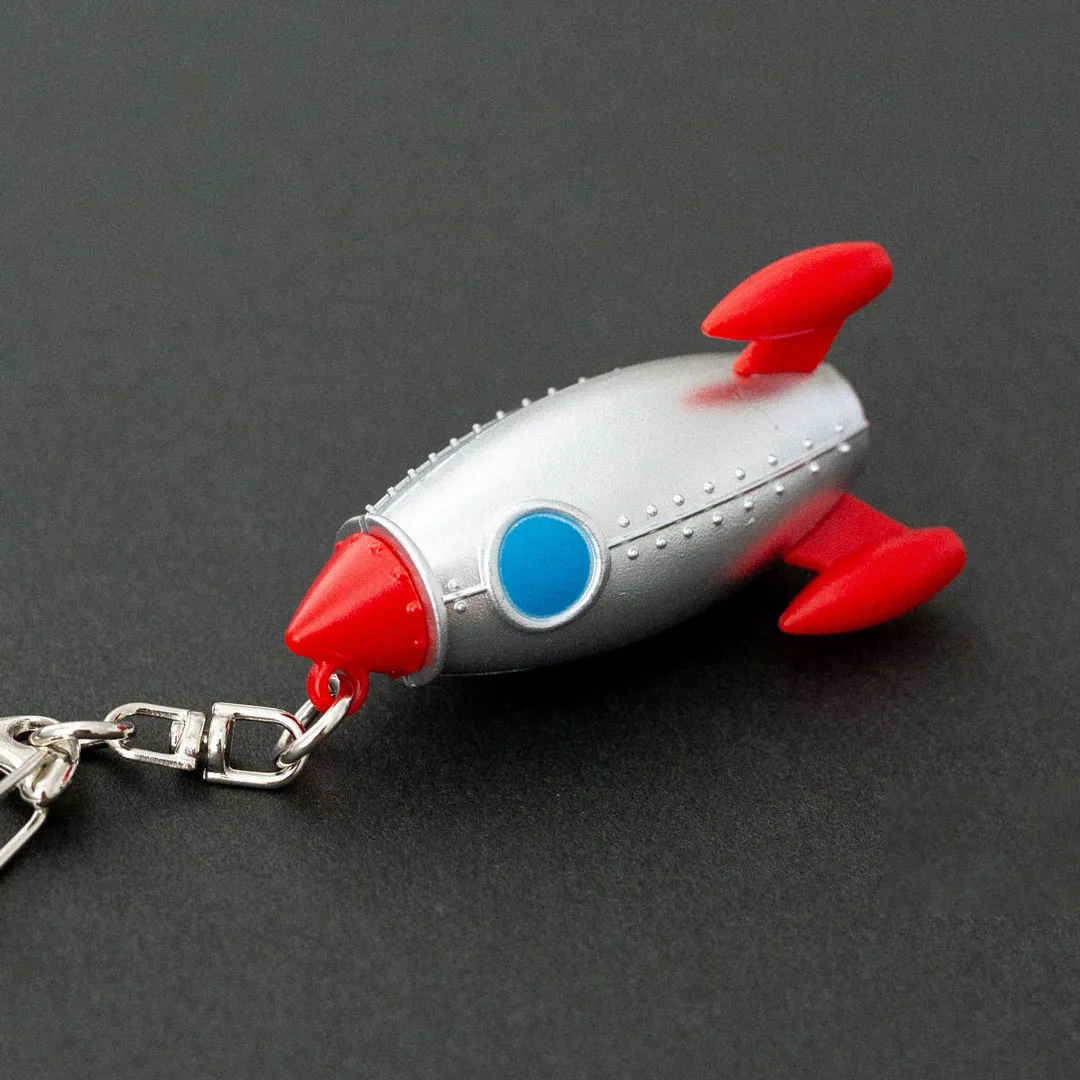 ロケットのキーホルダー