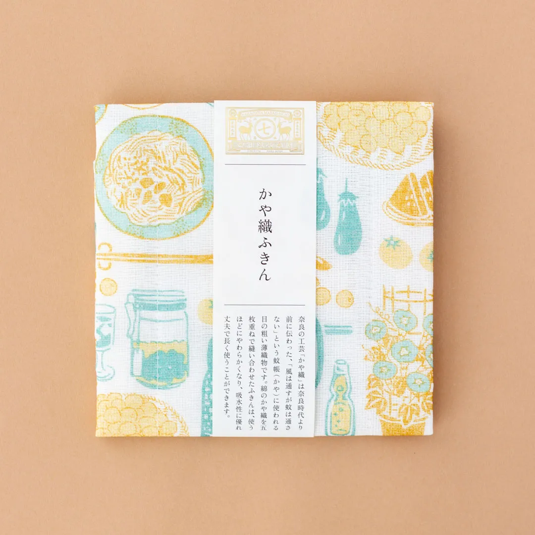 かや織ふきん　夏の暮らし