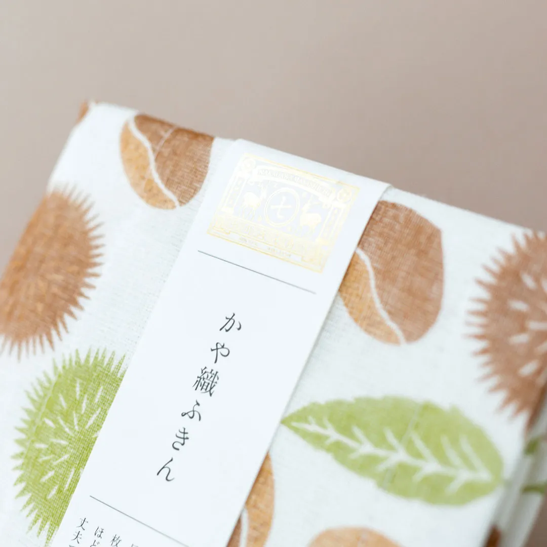 かや織ふきん　いがぐり