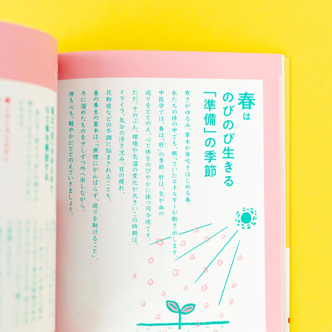 書籍「心と体をいたわる　春夏秋冬 季節の漢方生活」